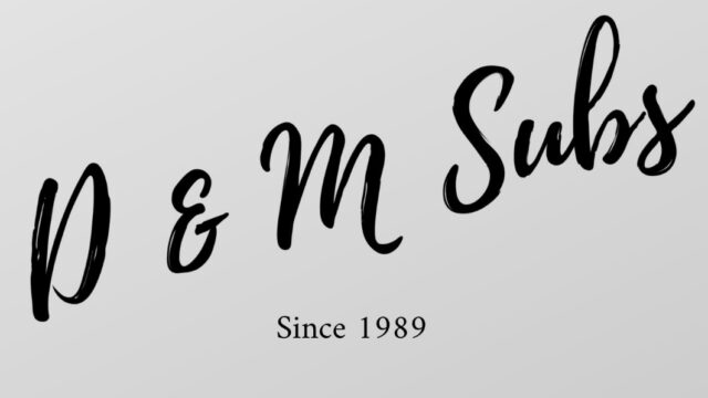 D&M Subs logo, since 1989.