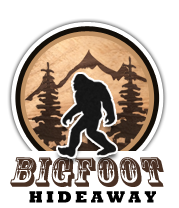 Bigfoot Hideaway logo for Crystal Falls