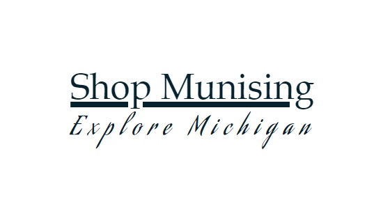 shop Munising Michigan website logo