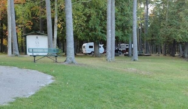 Veterans Park Campground in Powers, Michigan.