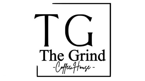 TG The Grind Coffee House logo - elegant font in square